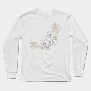 Vintage, aesthetic, cottagecore, fashion, love, romantic, soft aesthetic, flowers, sky, positivity, good vibes, music, fashion, art, artsy, unique, gifts Long Sleeve T-Shirt